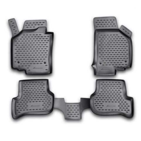 ΠΑΤΑΚΙΑ ΣΕ ΣΚΑΦΗ TPE ΛΑΣΤΙΧΟ ΓΙΑ SEAT LEON 2005-2013  ΣΕ ΜΑΥΡΟ ΧΡΩΜΑ NOVLINE - 4 ΤΕΜ.