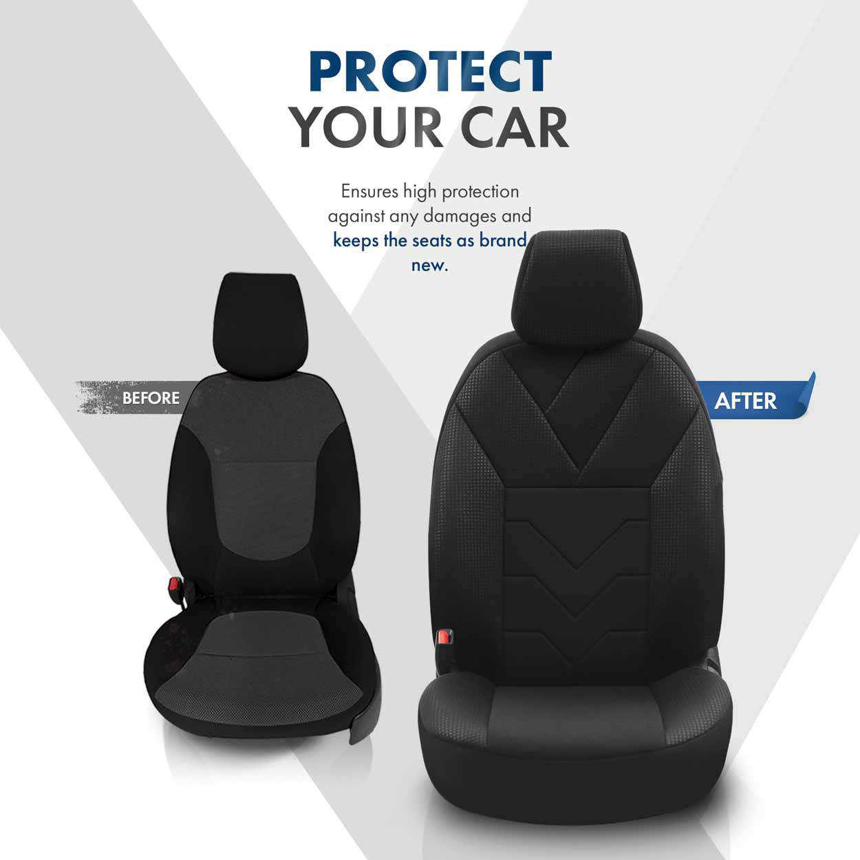 Amio - Καλύμματα Καθισμάτων OTOM Ruby 1202 Grey/Black σε Μαύρο/Σκούρο Γκρι Λινό και Δερματίνη για Μπροστινά και Πίσω Καθίσματα με 5 Προσκέφαλα - 1 σετ. (OT77345/AM) - Image 6