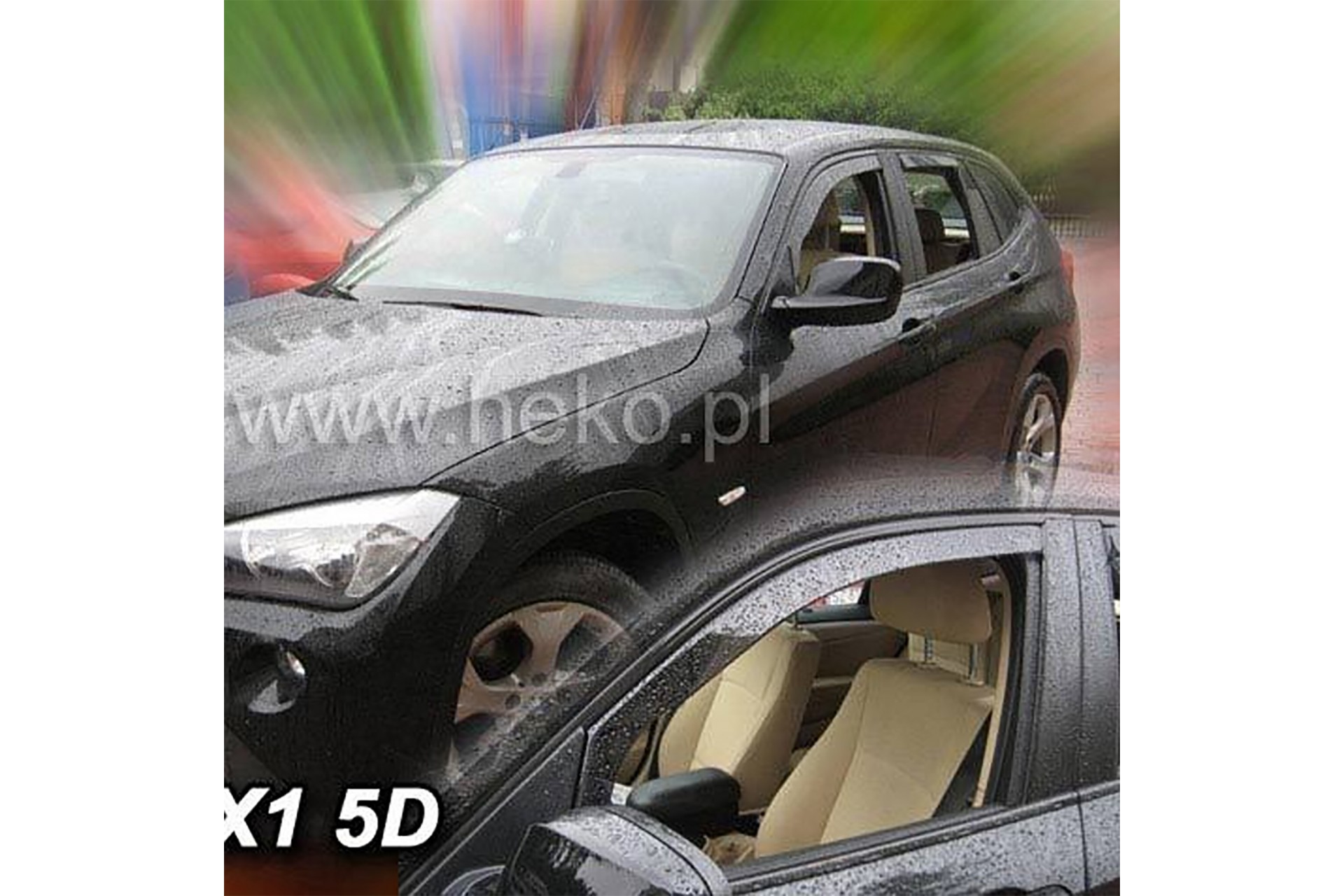 ΑΝΕΜΟΘΡΑΥΣΤΕΣ ΓΙΑ BMW X1 E84 5D 2009-2016 ΖΕΥΓΑΡΙ ΑΠΟ ΕΥΚΑΜΠΤΟ ΦΙΜΕ ΠΛΑΣΤΙΚΟ HEKO - 2 ΤΕΜ.