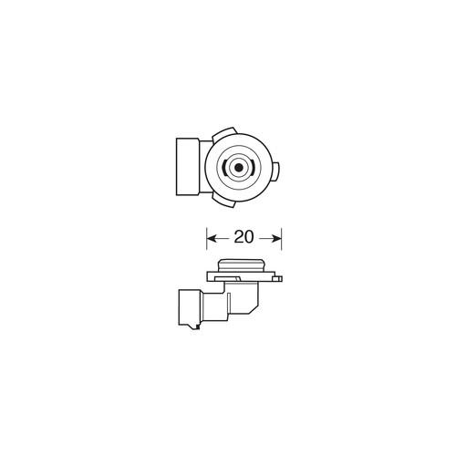 H10/HB3 9005 9-32V P20d 6LED 6.500K 4.000lm 20W CANBUS SEOUL CSP-Y19chips HALO LED BLADE 2ΤΕΜ. - Image 5