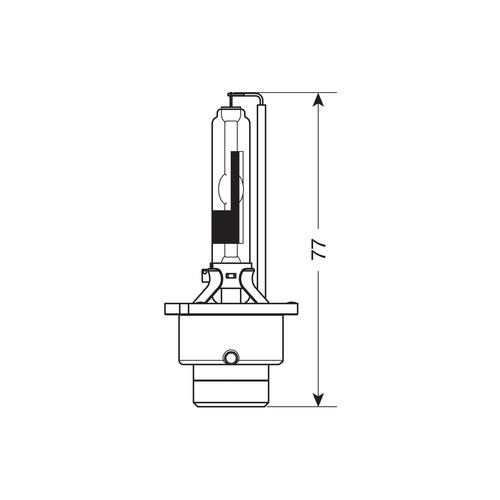 D2R HID XENON 12/24V - 35W - 6.000K (ΛΕΥΚΟ/ΨΥΧΡΟ - ICE WHITE) - 1ΤΕΜ. BLISTER - Image 2