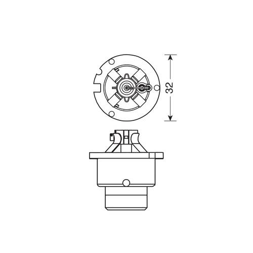 D2R HID XENON 12/24V - 35W - 6.000K (ΛΕΥΚΟ/ΨΥΧΡΟ - ICE WHITE) - 1ΤΕΜ. BLISTER - Image 3