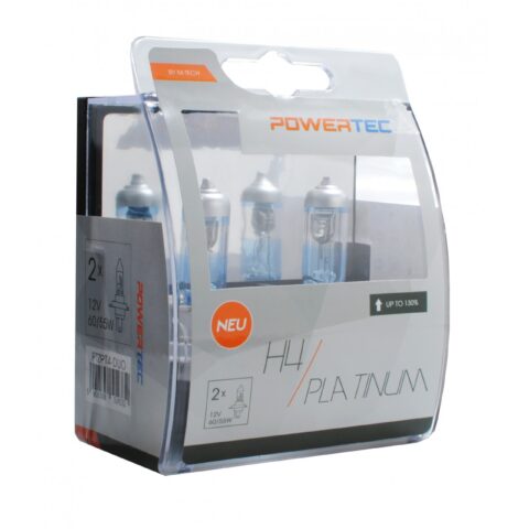 H4 12V 60/55W 3.250K +130% P43t POWERTECK PLATINUM 2ΤΕΜ. M-TECH