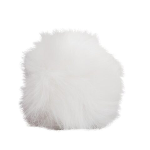 ΚΑΛΥΜΜΑ ΓΙΑ ΠΟΜΟΛΟ ΤΑΧΥΤΗΤΩΝ FLUFFY FUR COVER ΛΕΥΚΟ ΓΟΥΝΙΝΟ ΧΝΟΥΔΩΤΟ SIMONI RACING - 1 TEM.