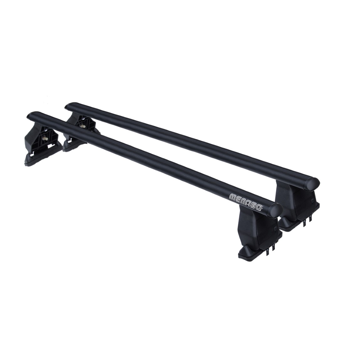 Menabo - Σετ Μπάρες Οροφής Tema Σιδήρου τύπου Tema Black Για BMW Serie 1 (F20) Hatchback 09/2011 > 06/2019 5πορτο Μήκος 130cm - 1 σετ. (0110/MB+3360/MB+3330/MB) - Image 5