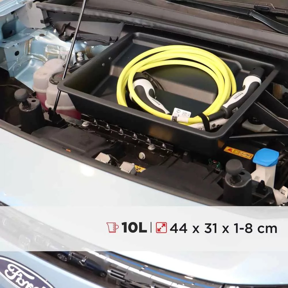 Rati - Frunk Ford Explorer 2024>, Ford Capri 2024> πρακτικός Εμπρός Αποθηκευτικός Χώρος 10L για Καλώδια Φόρτισης και Καθημερινή Οργάνωση Ηλεκτρικών ΙΧ - 1 Τεμ. (V01945A) - Image 5