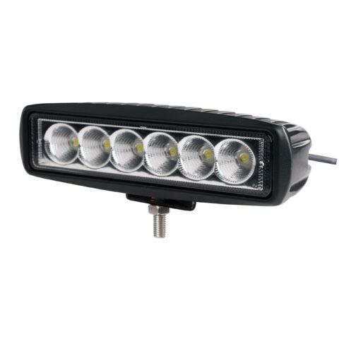 ΠΡΟΒΟΛΕΑΣ ΕΡΓΑΣΙΑΣ WORKING LAMPS FLOOD BEAM OSRAM LED 10-32V 18W SLIM ΟΒΑΛ ΠΛΑΚΕ 1000lm (155 x 45 x 54