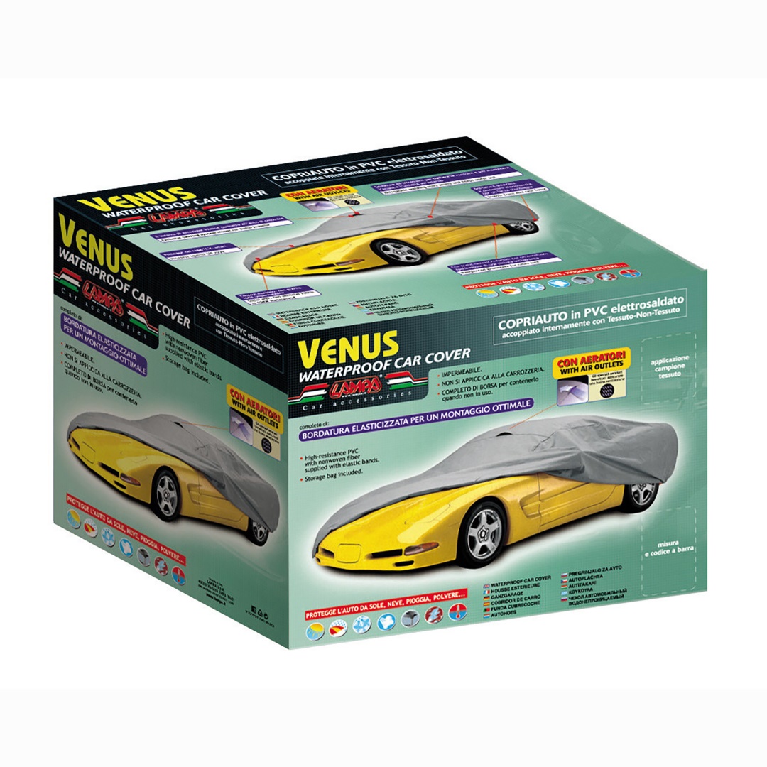 ΚΟΥΚΟΥΛΑ ΑΥΤΟΚΙΝΗΤΟΥ VENUS 58 ΑΔΙΑΒΡΟΧΗ ΑΠΟ PVC ΚΑΙ NON WOVEN ΥΦΑΣΜΑ ΓΙΑ ΜΙΚΡΑ ΠΟΛΥΜΟΡΦΙΚΑ ΙΧ (Μ384 Χ Π176 Χ Υ166 cm) LAMPA - 1 ΤΕΜ. - Image 3