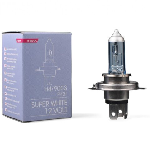 H4 12V 60/55W P43t-38 COLOR SUPERWHITE 1ΤΕΜ. M-TECH