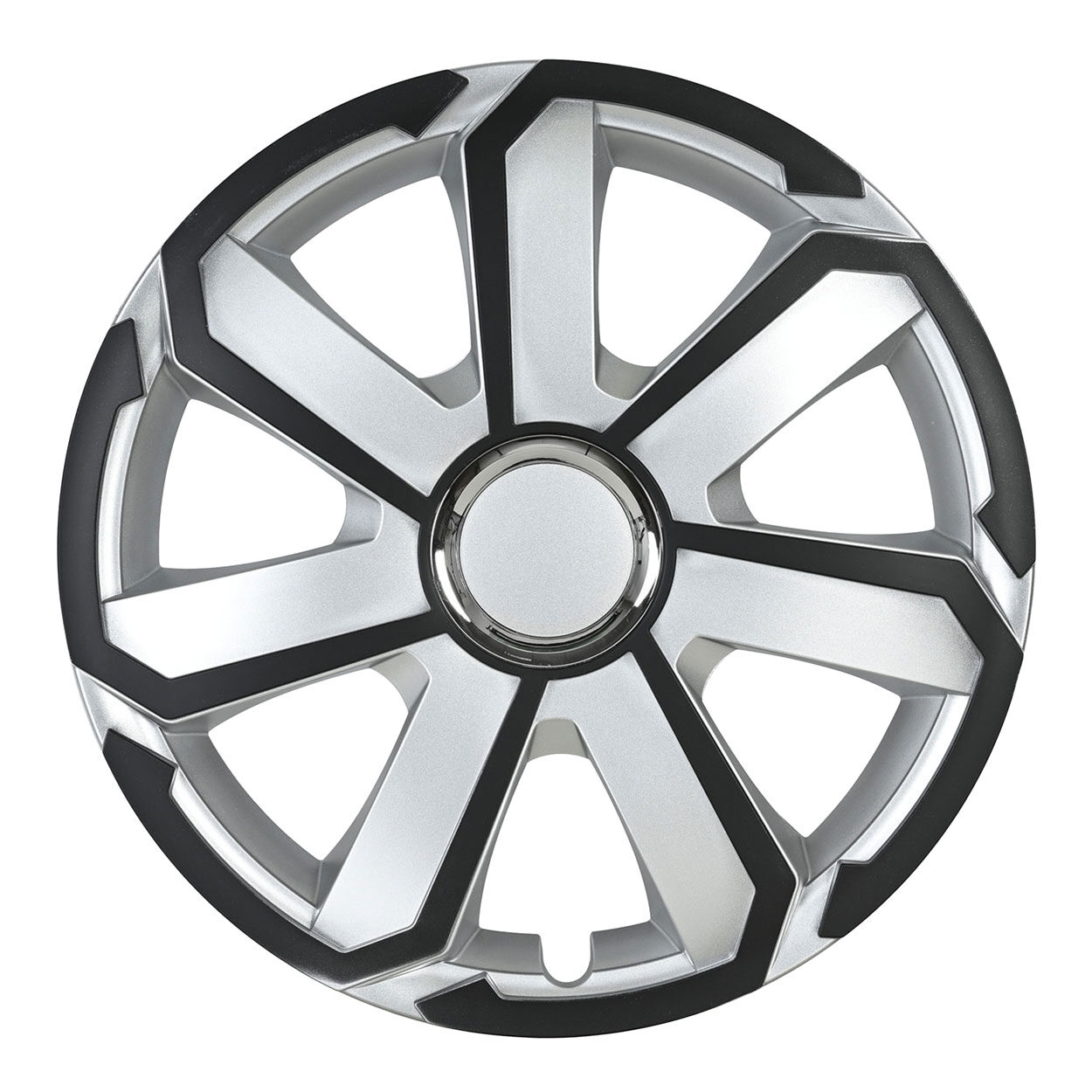 Amio – Τάσι Τροχού Aerospin Black & Silver 15" Universal