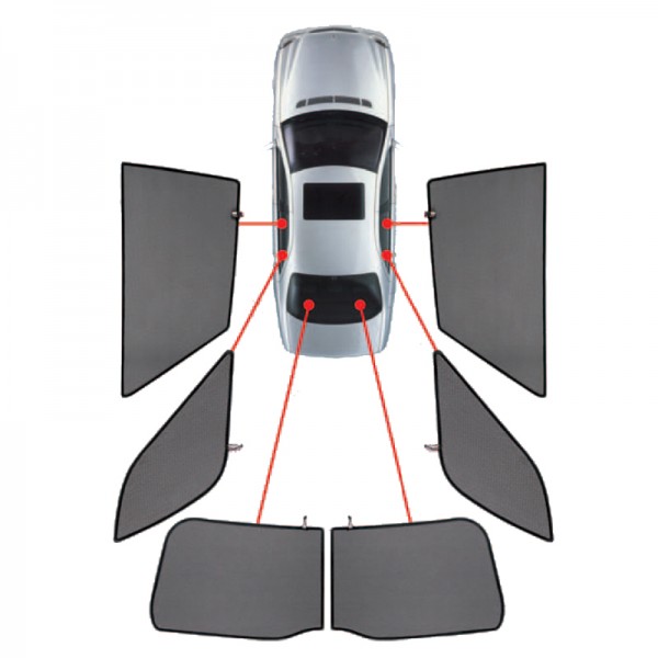 CarShades - ΚΟΥΡΤΙΝΑΚΙΑ CAR SHADES ΓΙΑ HYUNDAI i30 5p 3/12+ - 6 ΤΕΜ. (PVC.HYU-I30-5-B)