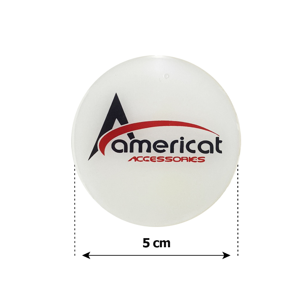 AMERICAT ΜΟΝΟΓΡΑΜΜΑ ΑΥΤΟΚΟΛΛΗΤΑ ΖΑΝΤΩΝ 5 cm ΛΕΥΚΟ/ΚΟΚΚΙΝΟ/ΜΑΥΡΟ ΣΜΑΛΤΟΥ - 4 ΤΕΜ. - Image 2