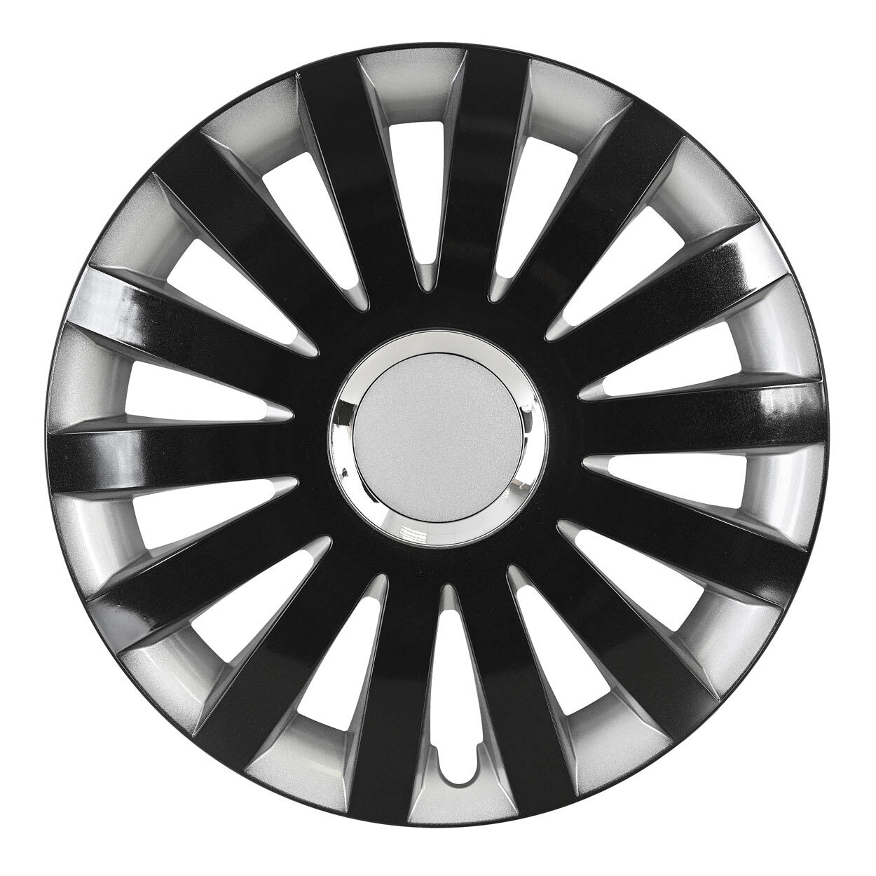 Amio – Τάσι Τροχού Sail Black & Silver 15" Universal