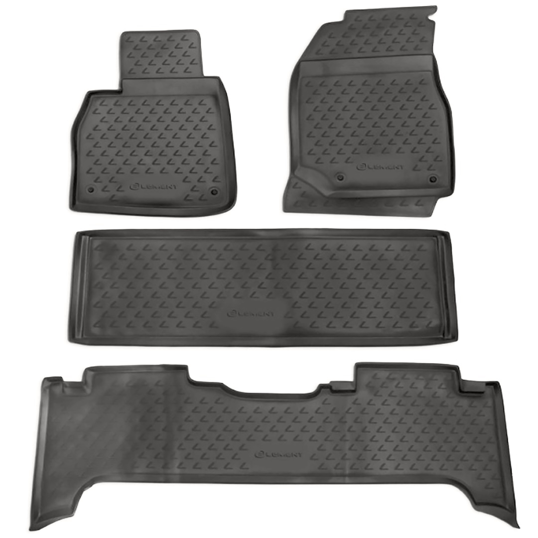ΠΑΤΑΚΙΑ ΣΕ ΣΚΑΦΗ TPE ΛΑΣΤΙΧΟ ΓΙΑ LEXUS LX 470 1998-2007 ΣΕ ΑΝΘΡΑΚΙ ΣΚΟΥΡΟ ΓΚΡΙ ΧΡΩΜΑ NOVLINE - 4 ΤΕΜ.