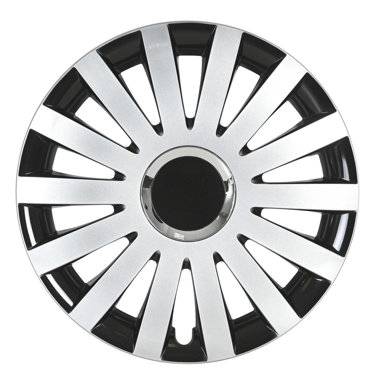 Amio – Τάσι Τροχού Sail Black & Silver 15" Universal