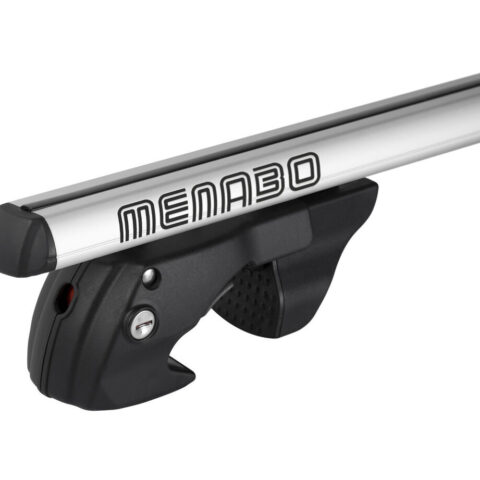 Menabo - Μπάρες Οροφής Αλουμινίου Sherman Silver 120 cm Ασημί για Subaru XV / Crosstrek 12/2022 >  5πορτο / SUV με Raised Rails - 2 τεμ. (9590/MB)