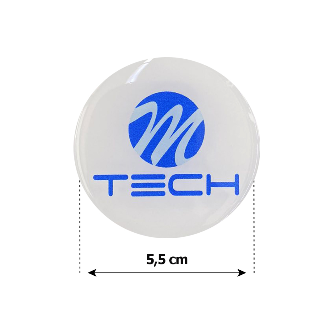 5 cm ΛΕΥΚΟ/ΜΠΛΕ ΣΜΑΛΤΟΥ - 4 ΤΕΜ.