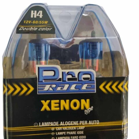 H4 12V 60/55W P43t RAINBOW BLUΕ ΤΥΠΟΥ XENON PRO-RACE -  2 ΤΕΜ.
