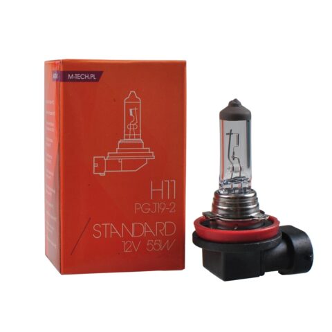 H11 12V 55W PGJ19-2 POWERTEC STANDARD ΑΛΟΓΟΝΟΥ ΚΟΥΤΙ M-TECH - 1ΤΕΜ.