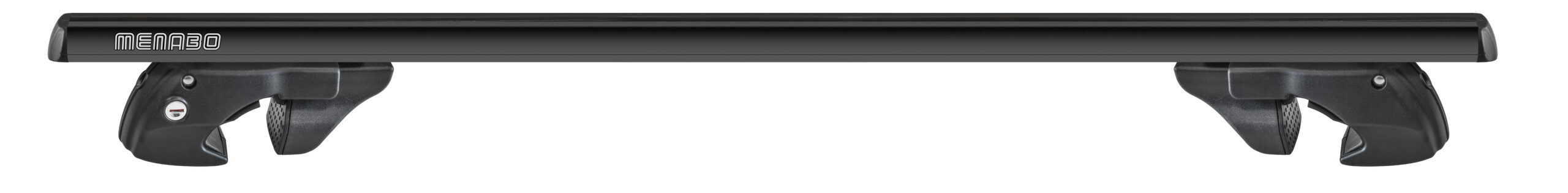 MENABO ΜΠΑΡΕΣ ΟΡΟΦΗΣ ΑΛΟΥΜΙΝΙΟΥ SHERMAN XL BLACK 135 cm ΣΕ ΜΑΥΡΟ ΧΡΩΜΑ ΓΙΑ Jeep Avenger (JJ) 01/2023 > 5πορτο / SUV ΜΕ RAISED RAILS (Παράλληλες Μπάρες με Κενό) - 2 ΤΕΜ. (12290/MB) - Image 2
