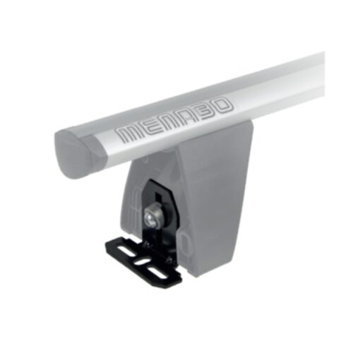 MENABO - DLFIX202FP KIT TYPE FP Άκρα (Πόδια) για Μπάρες Οροφής Delta / Omega / χρώματος Black / Silver - 1 Σετ (10580/MB)